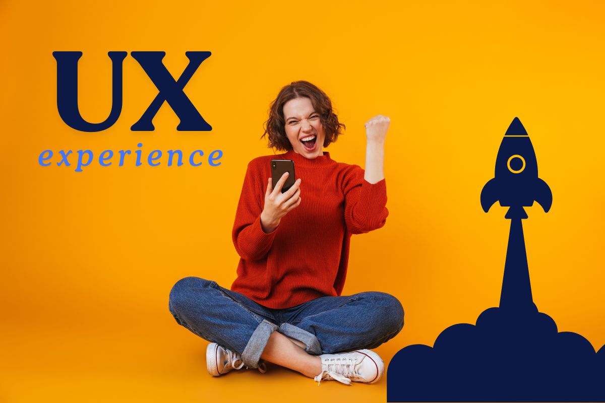 Happy user experiencing seamless mobile browsing, representing the impact of mobile-first indexing on user experience (UX). Google prioritizes Google mobile index rankings based on mobile performance, making mobile-first index SEO crucial for success. Fast-loading, content-rich, and well-optimized mobile sites ensure a Google mobile-friendly website experience.