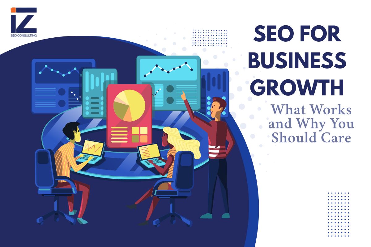 seo for business growth featured image representing seo experts in work