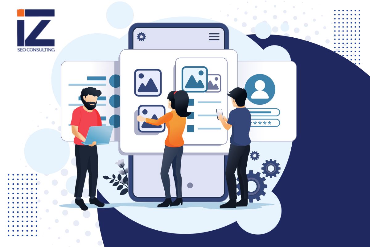 a visual representation of content creation and link building in seo