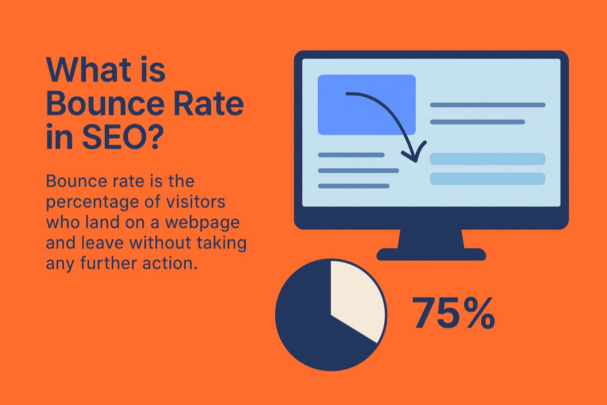 SEO bounce rate infographic